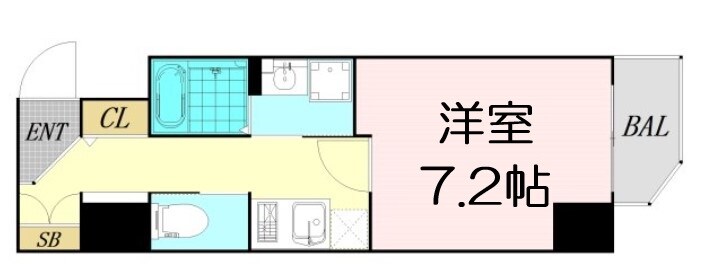 セレニテ堺筋本町リアンの物件間取画像