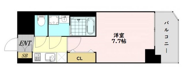 S-RESIDENCE堺筋本町Unoの物件間取画像