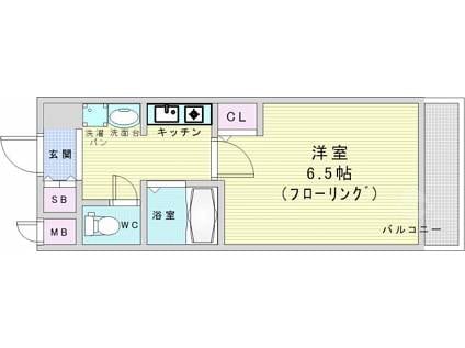 エスリード福島第3の物件間取画像