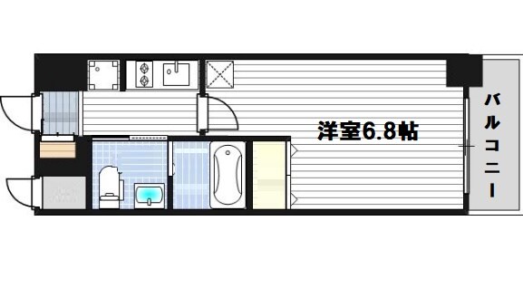 エステムコート梅田・天神橋Ⅲアヴァンテの物件間取画像