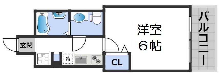 SERENiTE北浜の物件間取画像