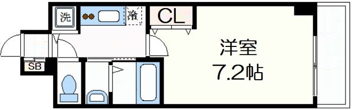 梅田ウエストレジデンスの物件間取画像