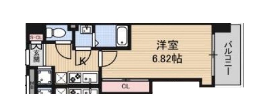 Luxe難波西Ⅱの物件間取画像