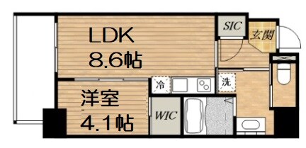 アドバンス上町台シュタットの物件間取画像