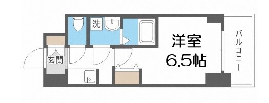 S-RESIDENCE阿波座WESTの物件間取画像