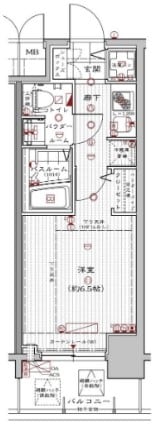 アドバンス西梅田Ⅱの物件間取画像