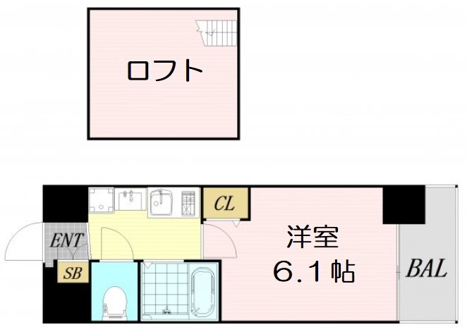 エステムコート新大阪Vソレックスの物件間取画像