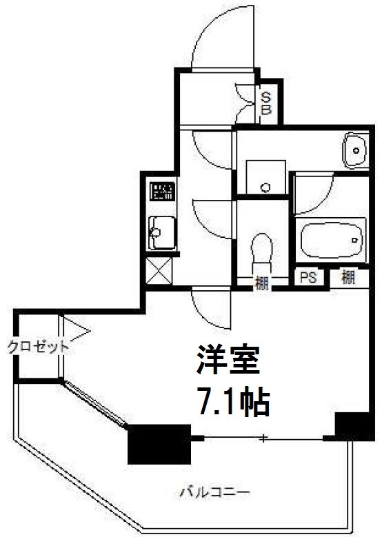 エスライズ本町東の物件間取画像