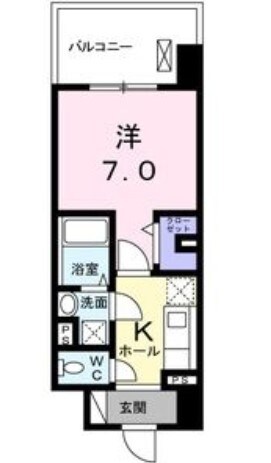 ヴァンヴェール森の宮の物件間取画像