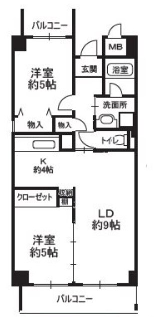 グレース九条の物件間取画像