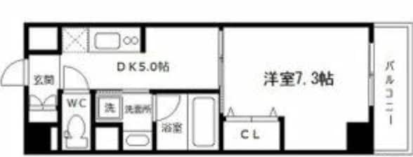 ボヌール梅田の物件間取画像