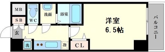 エス・キュート京町堀の物件間取画像