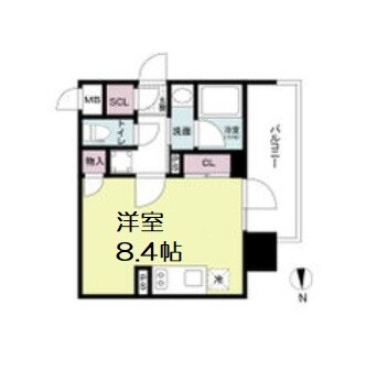 Metrosa南森町の物件間取画像