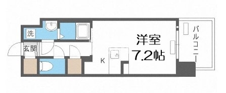 レジュールアッシュ桜宮リバーコートの物件間取画像