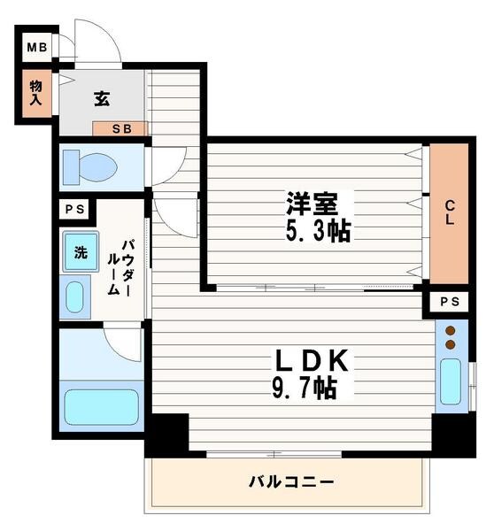 インテリジェンス御堂の物件間取画像