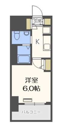 エステムプラザ難波WESTⅡプレディアの物件間取画像