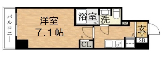 プレサンス梅田東ベータの物件間取画像