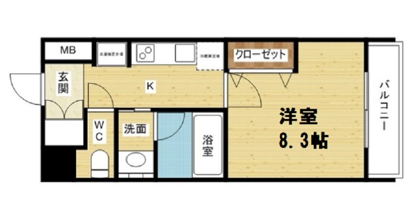 スプランディッド新大阪Ⅲの物件間取画像