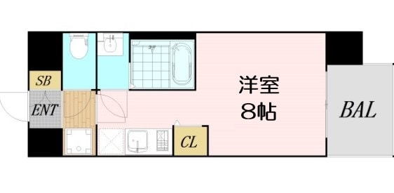 セレニテ十三ミラクの物件間取画像