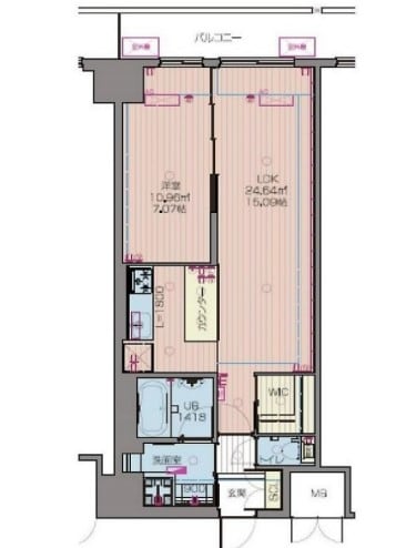 プレジオ本町の物件間取画像