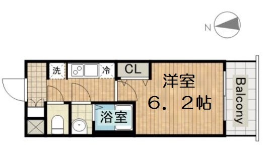 プレサンス上町台夕陽丘の物件間取画像