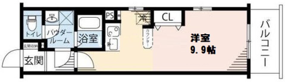 クラウンハイム本町EASTの物件間取画像