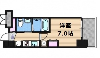 ファーストステージ梅田WESTの物件間取画像