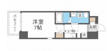 パウゼ東天満の物件間取画像