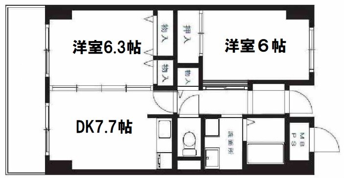 ラフィネ淀川の物件間取画像