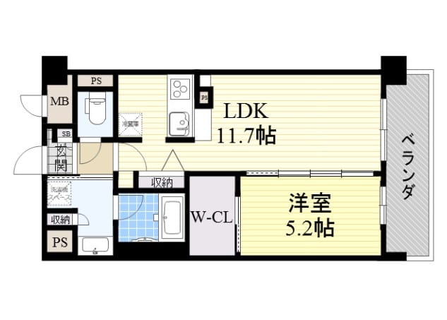 La CLochette de Ecrargeの物件間取画像