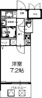 S-RESIDENCE新大阪Ridenteの物件間取画像