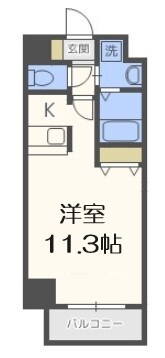 willDo松屋町の物件間取画像