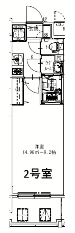 サムティ都島NORTHの物件間取画像