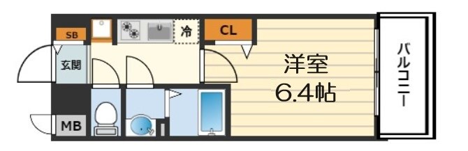 プレサンス　梅田北　ディアの物件間取画像