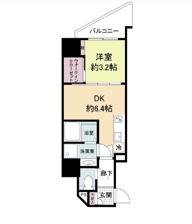 セレニテ難波ミラク参番館の物件間取画像