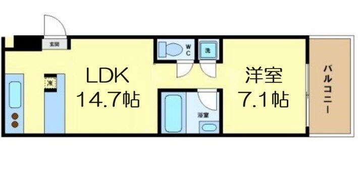 アクアプレイス大阪レジェンドの物件間取画像