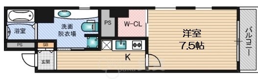 セレッソコートリバーサイドOSAKAの物件間取画像