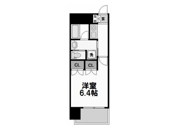 サムティ三国本町レジデンスの物件間取画像