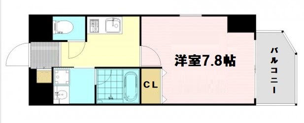 ファーストフィオーレ大阪ウエストの物件間取画像