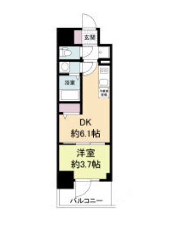 リヴェント福島野田の物件間取画像