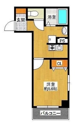 みおつくし東なんばの物件間取画像