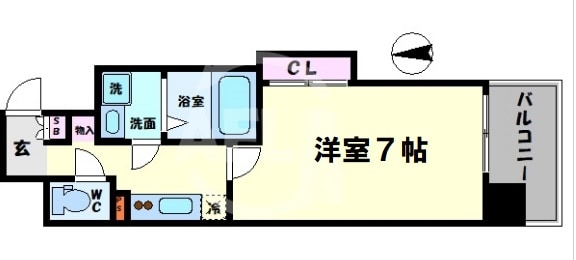 ファーストフィオーレ本町イーストの物件間取画像