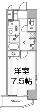 La Douceur梅田Westの物件間取画像