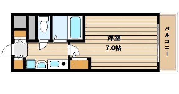 エスリード東天満第2の物件間取画像