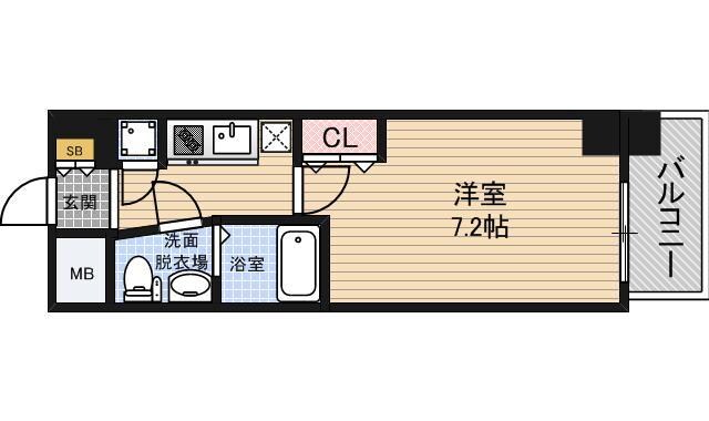 セレニテ新大阪カルムの物件間取画像