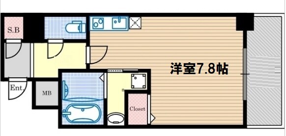 ビバーナ日本橋の物件間取画像