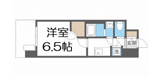 ワールドアイ難波南PORTAの物件間取画像