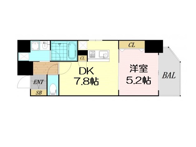 クリスタルグランツ新大阪の物件間取画像