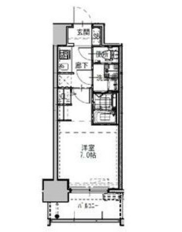 S-RESIDENCEドーム前千代崎の物件間取画像