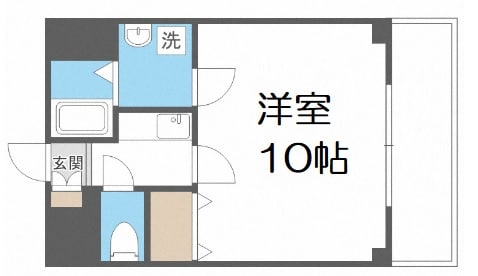 ウィズ西長堀の物件間取画像